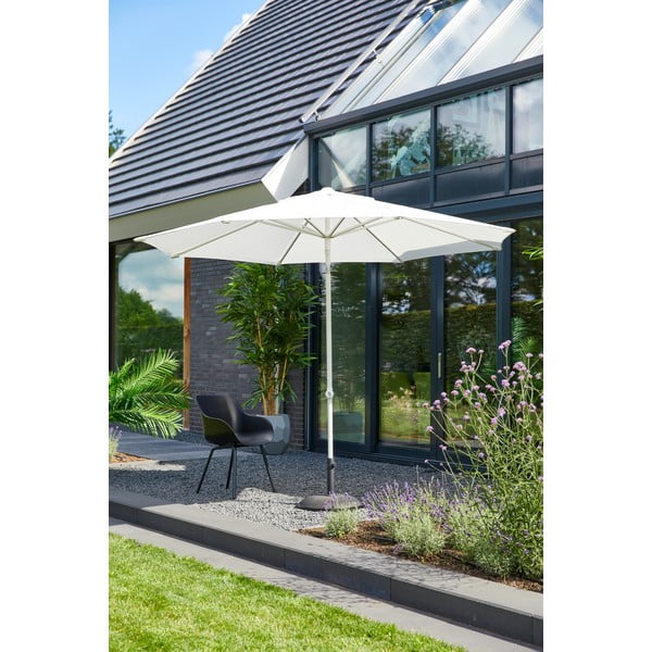 Umbrelă de soare Hartman Sophie, ø 300 cm, alb-image-1
