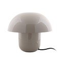 Veioză gri cu abajur din metal (înălțime 25 cm) Fat Mushroom – Leitmotiv