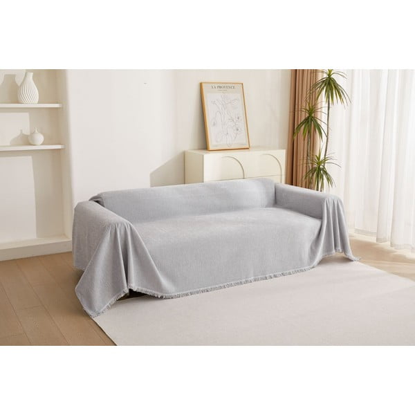 Husă gri deschis pentru canapea cu 3 locuri Talo – Filumi-image-1