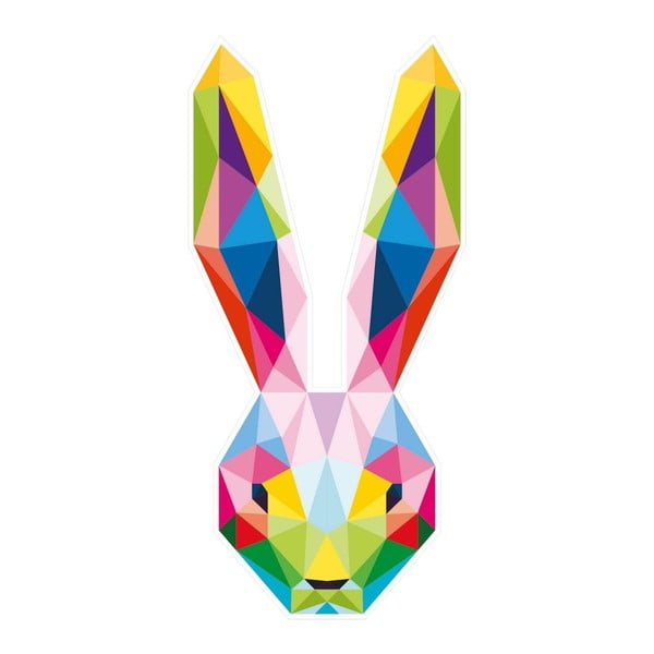 Autocolant cu design geometric Hare