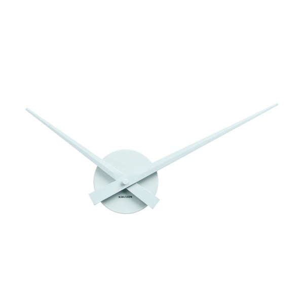 Ceas de perete Karlsson Time Mini, Ø 44 cm, alb