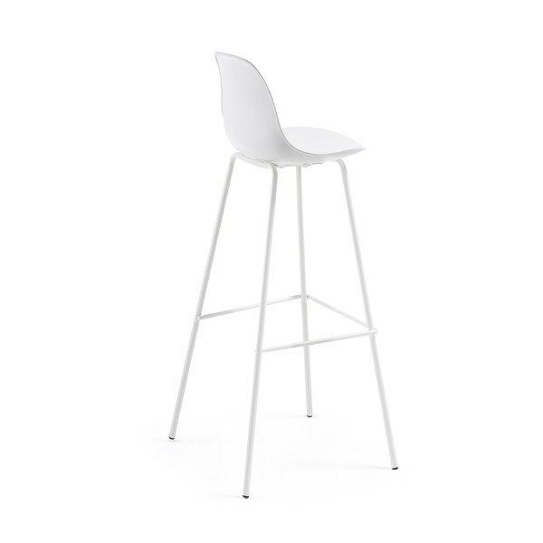 Set 2 scaune bar La Forma Lysna, alb-image-4