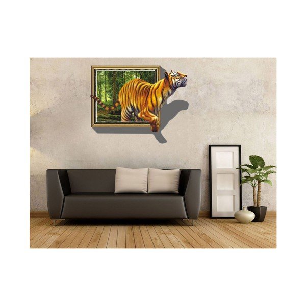 3D Autocolant Ambiance Tiger-image-3