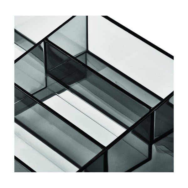 Organizator de baie negru mat pentru cosmetice din plastic reciclat Nail Station – iDesign-image-4