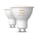 Becuri smart LED GU10, 2 buc. 4 W White ambiance – Philips Hue