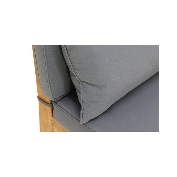 Set mobilier de grădină gri din lemn de tec pentru trei persoane Aruba - HSM collection-image-2