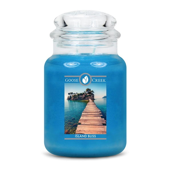 Lumânare parfumată în recipient din sticlă Goose Creek Island Bliss, 150 ore de ardere