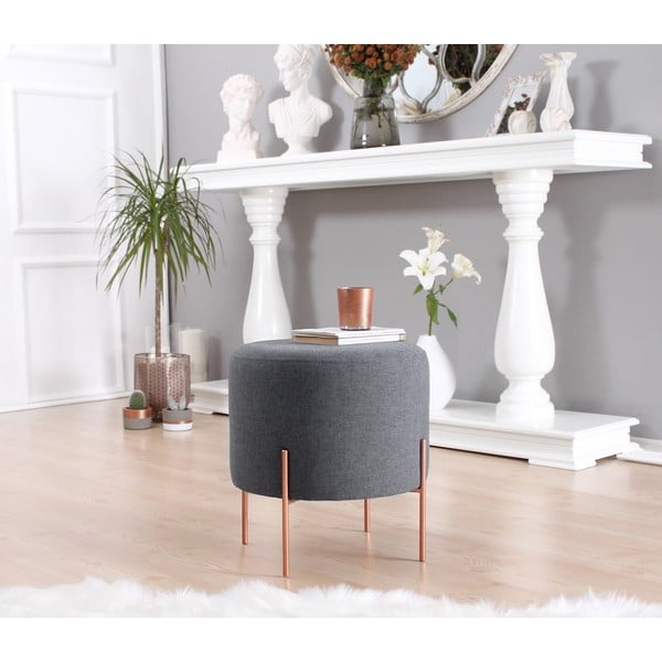 Taburet gri închis Copper – Artie-image-4