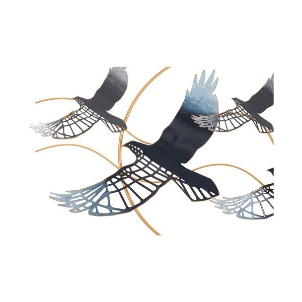 Decorațiune de perete din metal 91x50 cm Birds – Mauro Ferretti-image-2