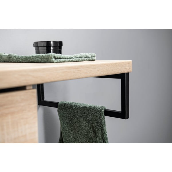 Suport pentru blat negru din oțel 44x2 cm – Sapho-image-1