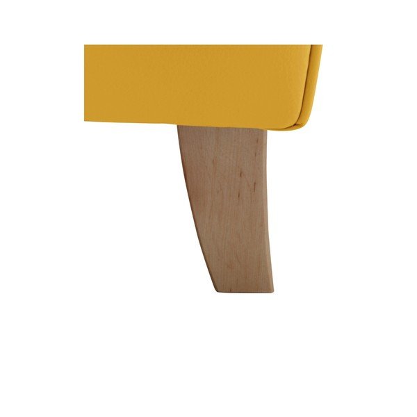 Fotoliu Max Winzer Lorris Leather Corn, galben-image-1