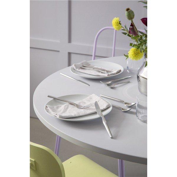 Tacâmuri argintii din oțel inoxidabil 16 buc. Dorotea – Gense-image-4