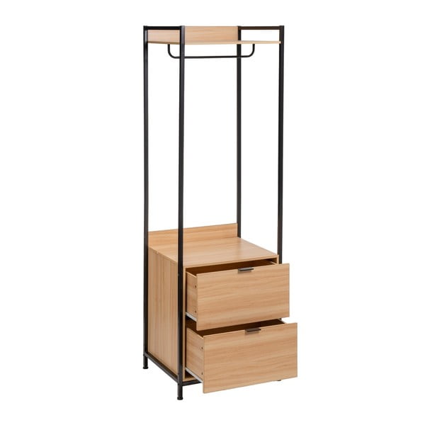 Șifonier în culoare naturală deschis 60x190x48 cm Armarios – Casa Selección-image-2