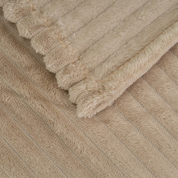Pătură maro din micropluș-cocolino 130x160 cm Fur Velvet – Casa Selección-image-1