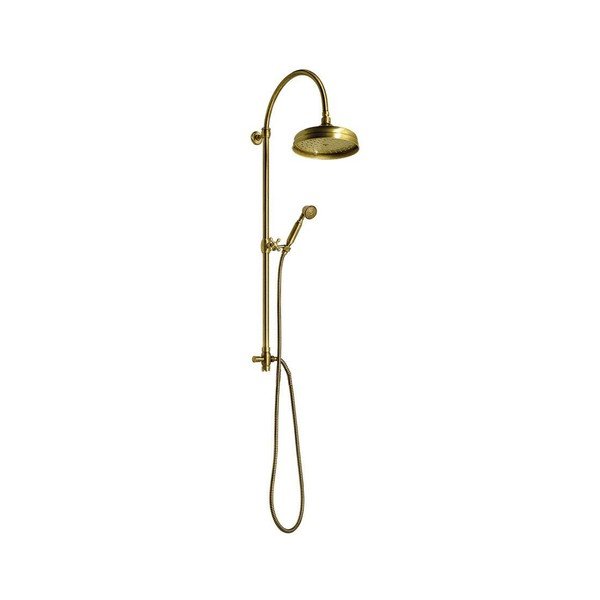 Set de duș în culoarea bronzului din alamă 142 cm cu duș suspendat/cu duș de mână Antea – Sapho