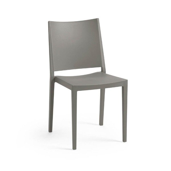 Scaun de grădină gri din plastic Mosk – Rojaplast-image-3