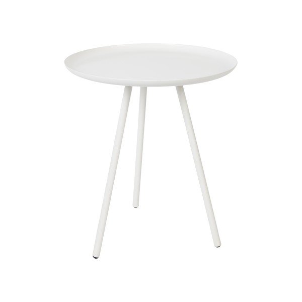 Măsuță auxiliară White Label Frost, alb