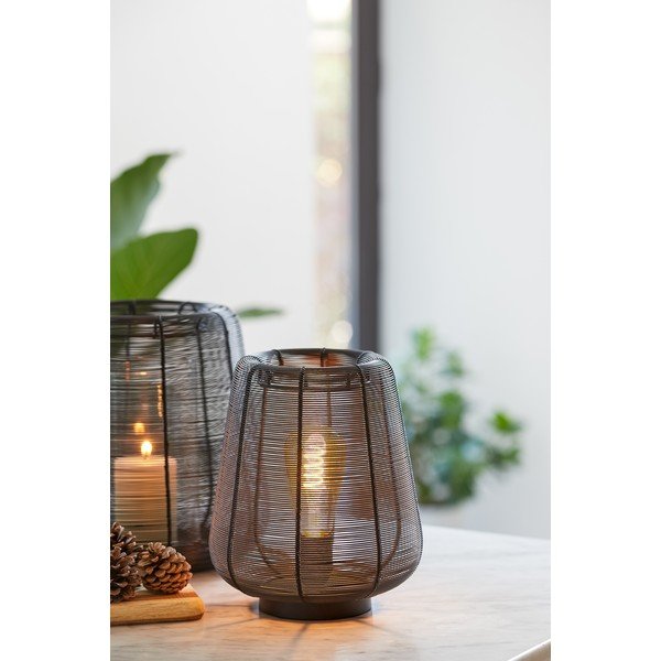 Veioză neagră (înălțime 26 cm) Adeta – Light & Living-image-1