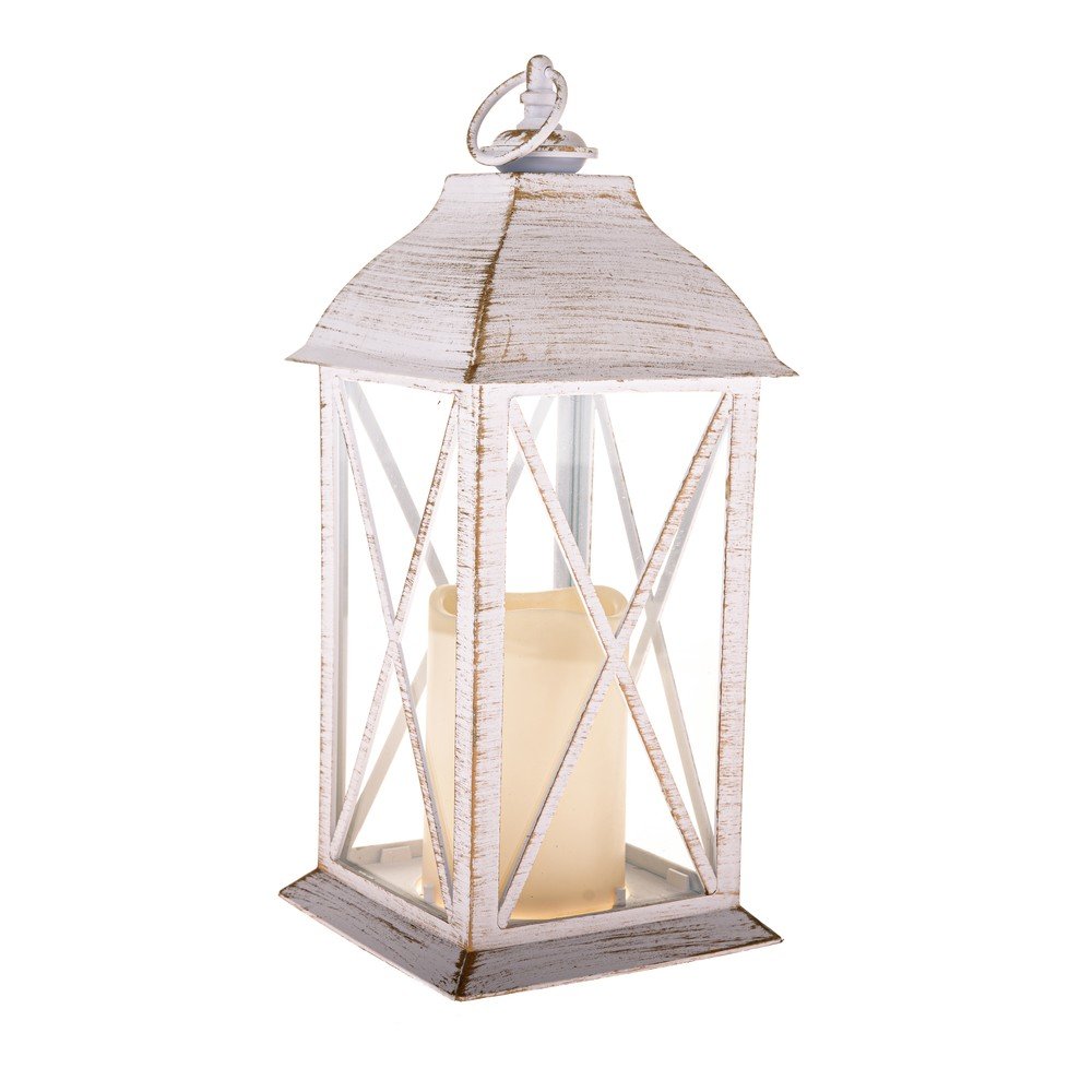 Felinar cu LED alb cu baterii (înălțime 30,5 cm) – Dakls