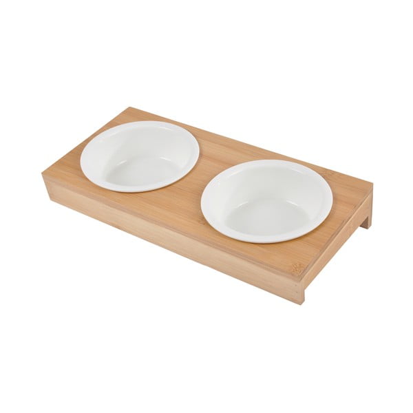 Set boluri cu suport pentru câini din ceramică ø 12 cm – Love Story