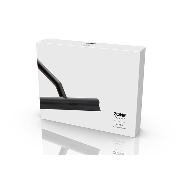 Ștergător cu suport pentru baie Zone, negru-image-3