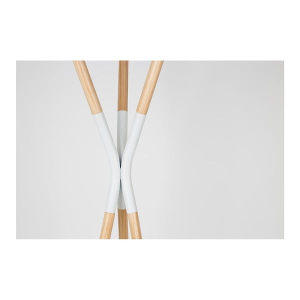 Cuier din lemn de pin cu detalii albeZuiver Pinnacle-image-1