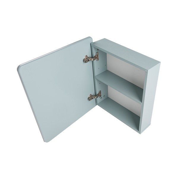 Dulap de baie verde mentă suspendat/cu oglindă 50x58 cm Color Bath – Tom Tailor-image-4