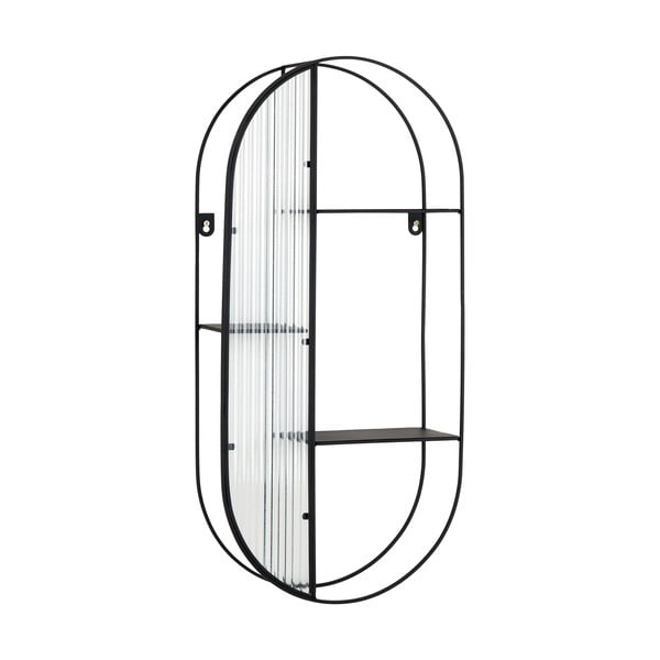 Raft negru etajat din metal 32 cm Newcastle – House Nordic-image-2