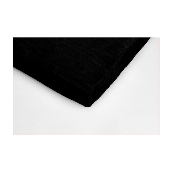 Cearșaf din micromicropluș My House, 180 x 200 cm, negru