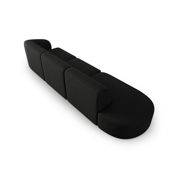 Canapea neagră 302 cm Shane – Micadoni Home-image-2
