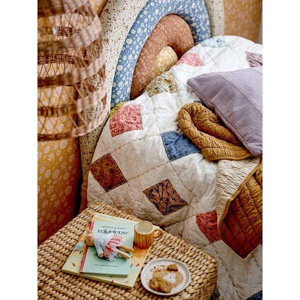 Pătură pentru copii maro din bumbac 80x100 cm Baille – Bloomingville Mini-image-4