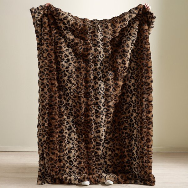 Pătură maro 130x170 cm Animal Print – Catherine Lansfield-image-2