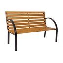 Bancă de grădină din lemn și oțel Garden Pleasure Bellevue