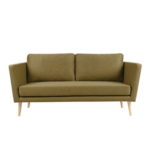 Canapea cu 3 locuri Scandizen Nina, verde măsliniu