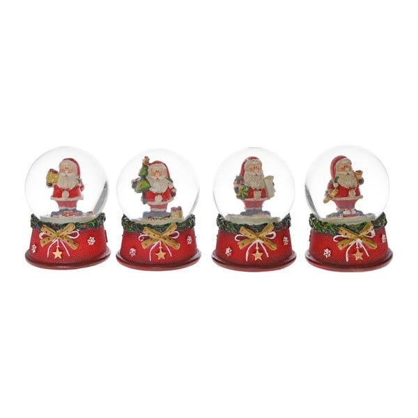 Set 4 globuri decorative pentru Crăciun Ewax Little Santas