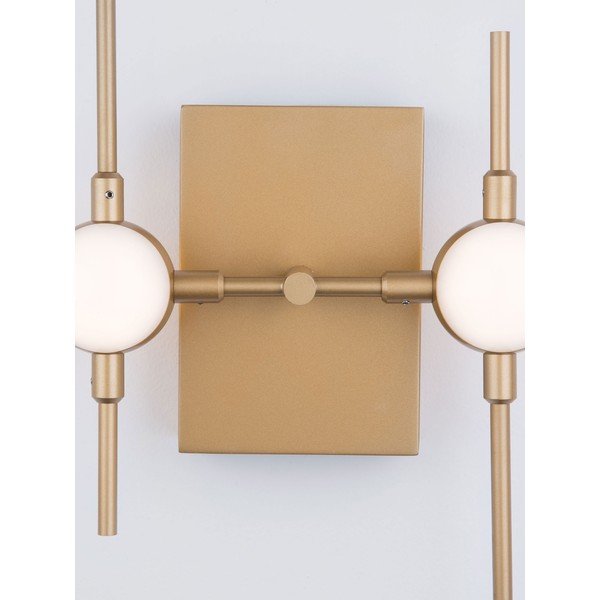 Aplică de perete aurie LED din metal Atomo – Nova Luce-image-4