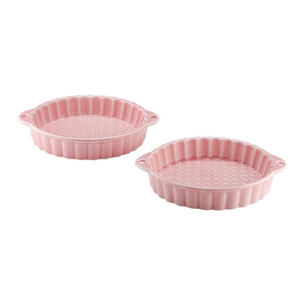 Set 2 forme pentru plăcintă Ladelle Bake, roz
