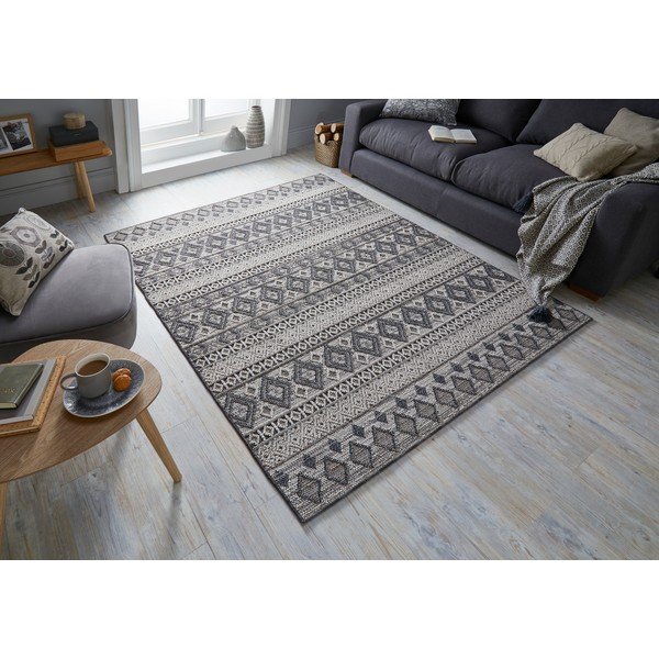 Covor Flair Rugs Herne, 160 x 230 cm, gri - crem-image-4