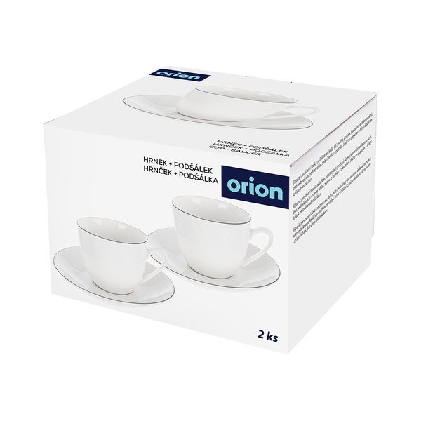 Ceașcă albă pentru cappuccino din porțelan 210 ml Decora – Orion-image-2