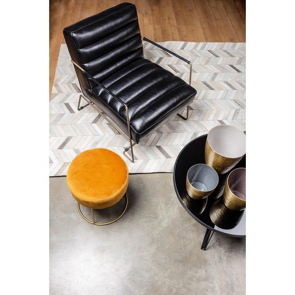 Fotoliu negru cu tapițerie din imitație de piele Brianna – Bizzotto-image-1