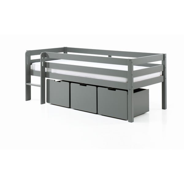 Sertare pentru sub pat de copii  gri 3 buc. Pino – Vipack-image-2