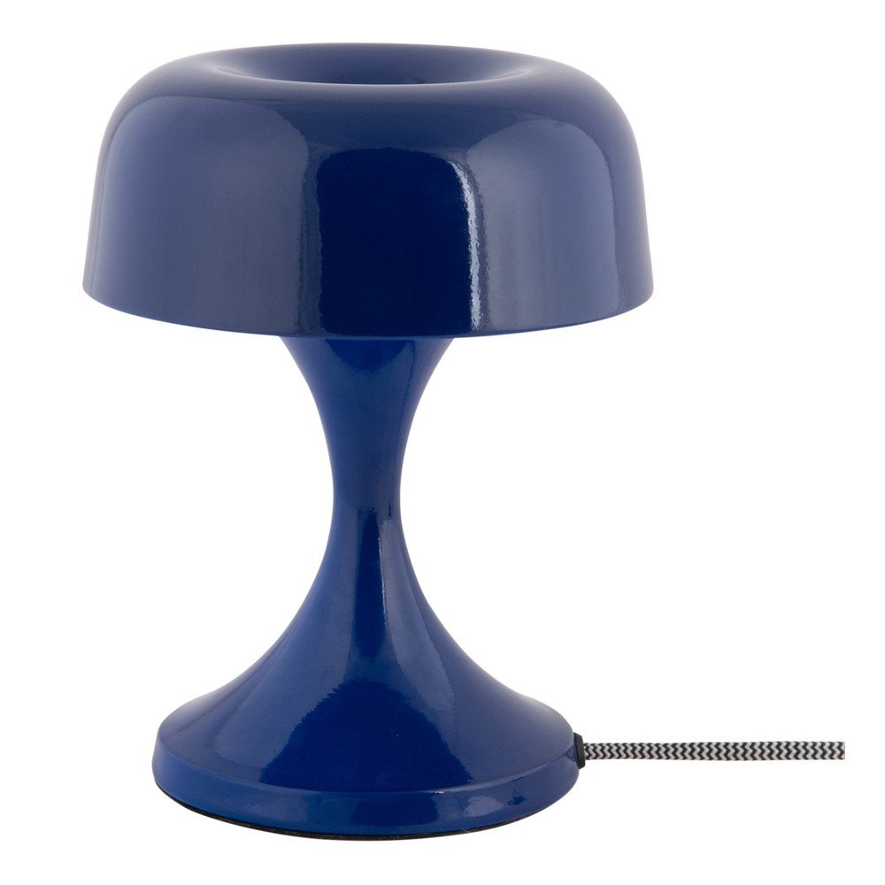 Veioză albastră din metal (înălțime 20 cm) Moda Retro – Leitmotiv