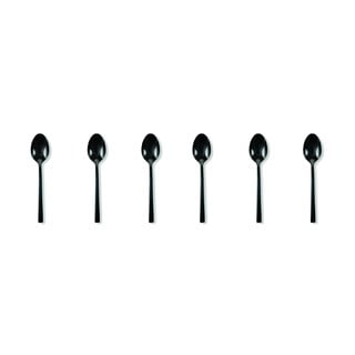 Set 6 lingurițe Villa d'Este Lexinghton, negru