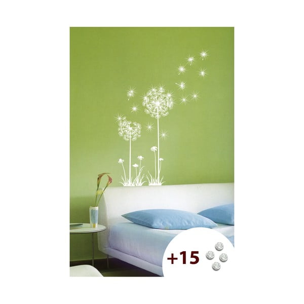 Set autocolante și 15 cristale Swarovski Ambiance Dandelion Flowers