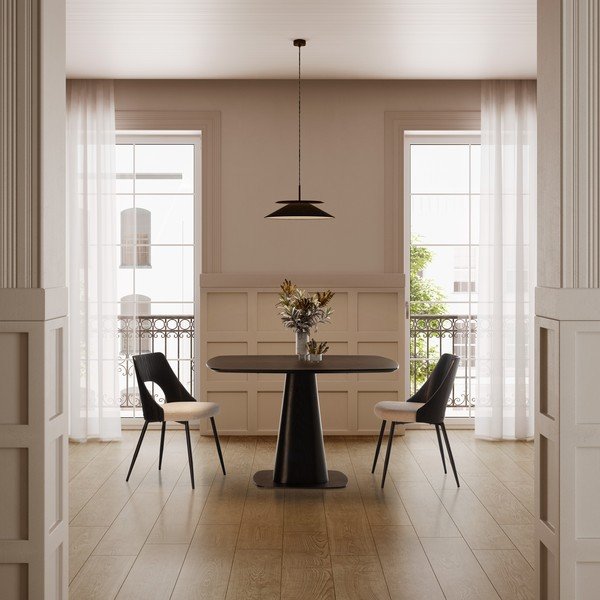 Masă de dining 120x120 cm Etel – MOME-image-1