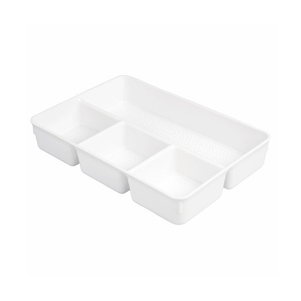 Organizator InterDesign Rain Plus, lungime 34 cm, alb-image-2
