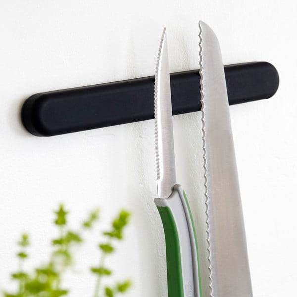 Suport magnetic pentru cuțite Steel FunctionBar, negru