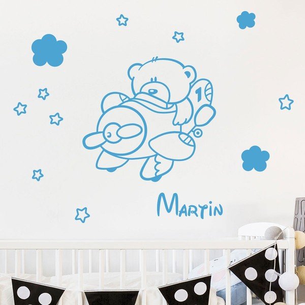 Set autocolante cu litere Ambiance Teddy Bear-image-1