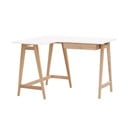 Birou cu blat alb 85x115 cm Luka – Ragaba