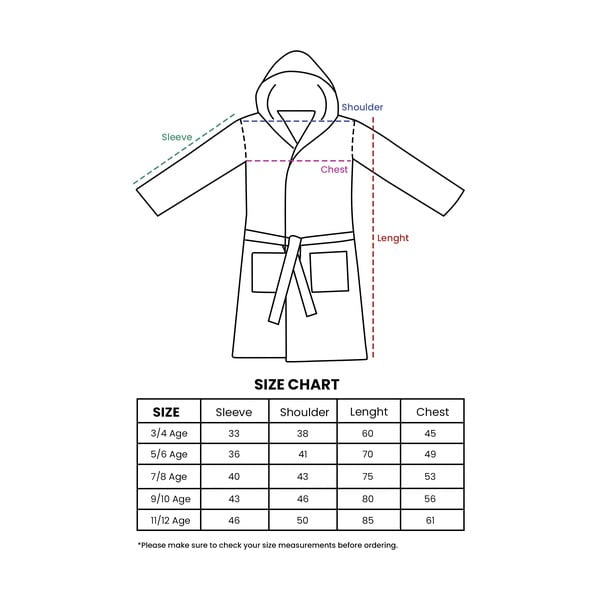 Halat pentru copii gri pentru 7-8 ani din muselină Muslin – Foutastic-image-4